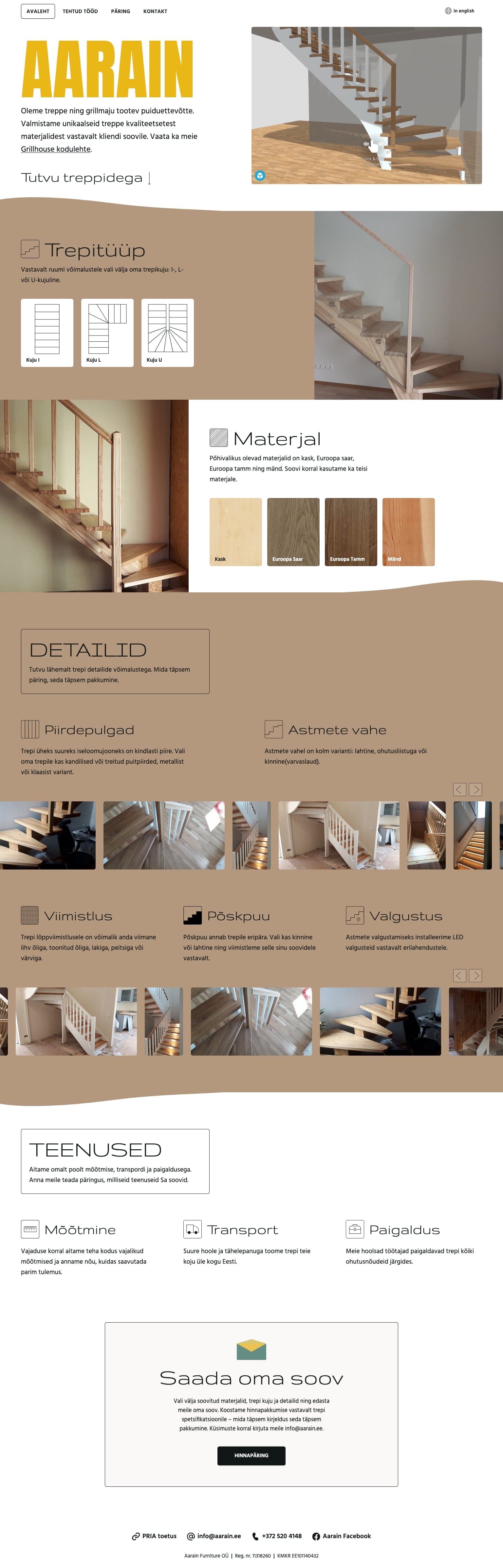 Case Study 2: Aarain Website