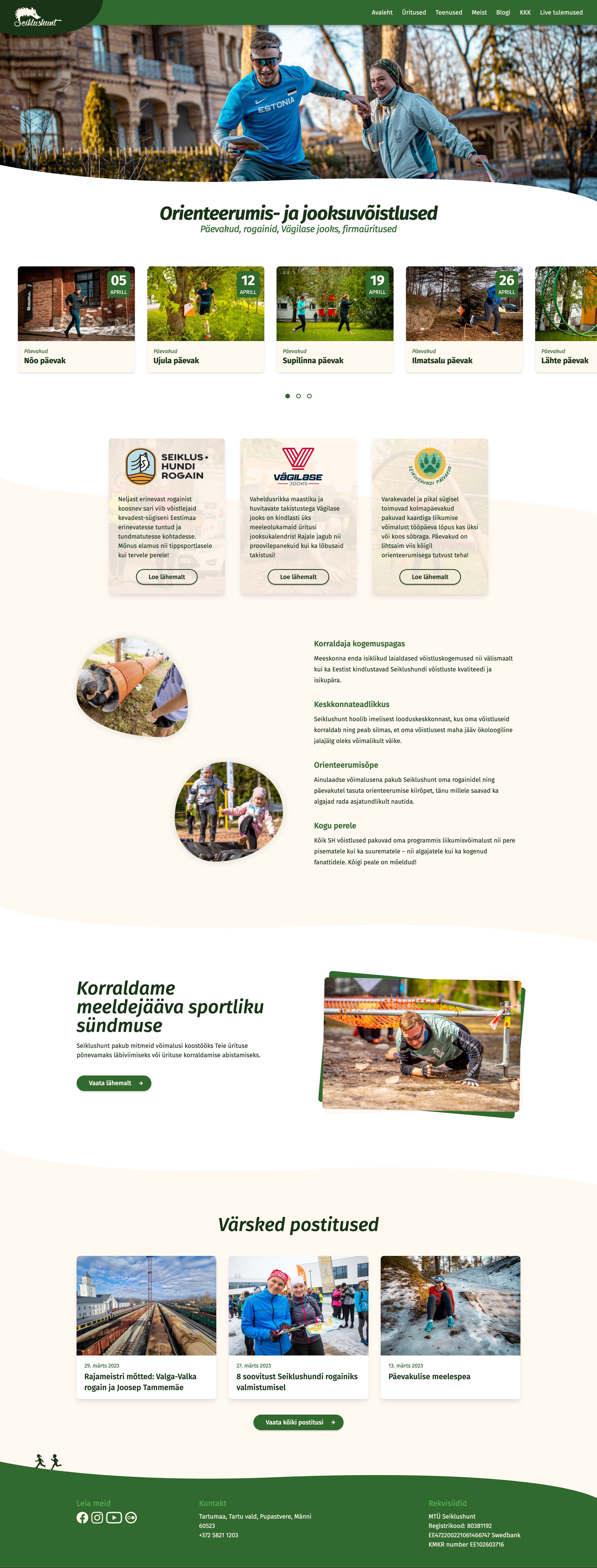 Case Study 1: Seiklushunt Website